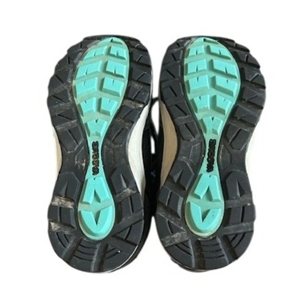 Vasque Kids AT UltraDry Hiking Boots Waterproof Gray Turquiose Lace Up Size‎ 2Y